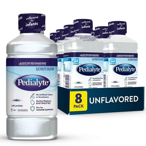 Pedialyte Electrolyte Drink, Unflavored Hydration Drink in Kuwait