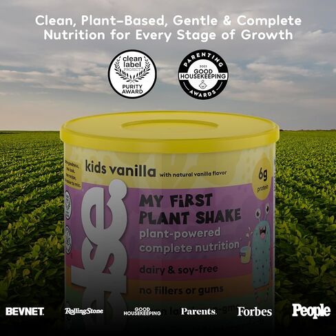 Else Kids Protein Shake Powder 2–13 Years, Dairy Free, Vanilla, Pack of 1 | Plant-based protein with 25 vitamins & minerals. Complete nutrition for growing children and picky eaters. in Kuwait