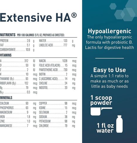 Extensive HA® Hypoallergenic Infant Formula with Iron, DHA & Probiotics, 14.1 oz in Kuwait