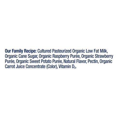 Stonyfield Organic Lowfat Yogurt Smoothies, Very Berry, 3.1 oz.,- #1 Organic Kids Yogurt, Real Fruit & Wholesome Ingredients, 6 count (Pack of 1) in Kuwait