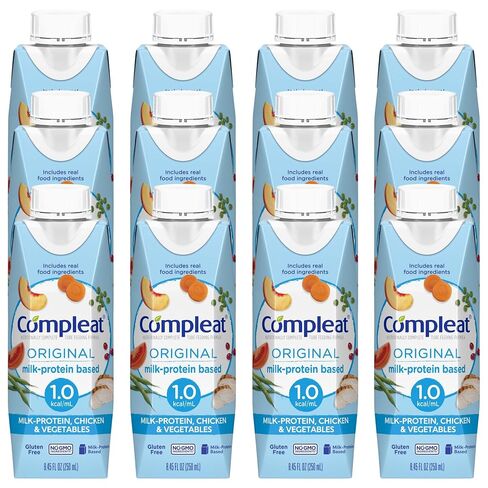 Nestle Compleat Original Tube Feeding Formula Unflavored 8.45 oz Carton 24 Ct in Kuwait