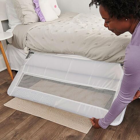 Regalo Swing Down Toddler Bed Rail Guard, NO Tools Required, Bed Rail for Toddlers with Patented Gap Guard, Toddler Bed Rail, Fits Twin, Full & Queen Beds, Bed Safety Rail for Kids Bed, 43" Long in Kuwait