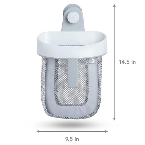 Munchkin® Super Scoop™ Hanging Bath Toy Storage with Quick Drying Mesh, Grey in Kuwait