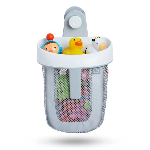 Munchkin® Super Scoop™ Hanging Bath Toy Storage with Quick Drying Mesh, Grey in Kuwait