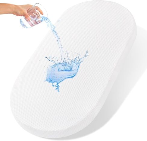 Pro Goleem Pack and Play Mattress (38"x26"), Waterproof Pack n Play Mattress Pad with Carry Bag, Firm Playard Mattress with Soft Cover, for Babies and Toddlers in Kuwait