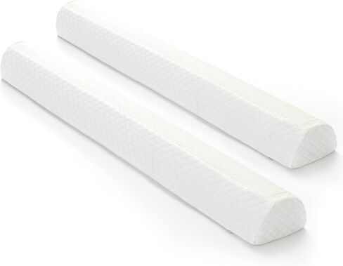 Shinnwa Bed Bumpers for Toddlers & Kids (2-Pack), Memory Foam Bed Rail for Adults, Bed Edge Safety Guard for Queen, King, Full Bed, Non-Slip Bottom, Machine Washable Cover in Kuwait