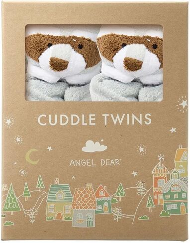Angel Dear - Grey Raccoon, Cuddle Twin Set in Kuwait