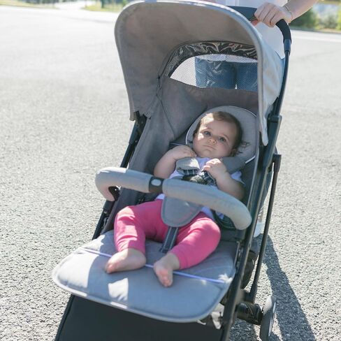 Babymoov Lovenest Baby Head Support, Soft Infant Support for Supervised Awake Time, Stroller & Bouncer Use, Breathable Fabric, Lightweight Newborn Support, Grey in Kuwait