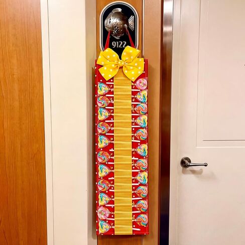Fish Extender Gifts Cruise Door Hanger Lollipop Holder Cruise Cabin Door Mouse Decorations Extra Long Fish Extender Pixie Hanger for 2026 & 2027 Candy Gifts Exchange(Red and Yellow) in Kuwait