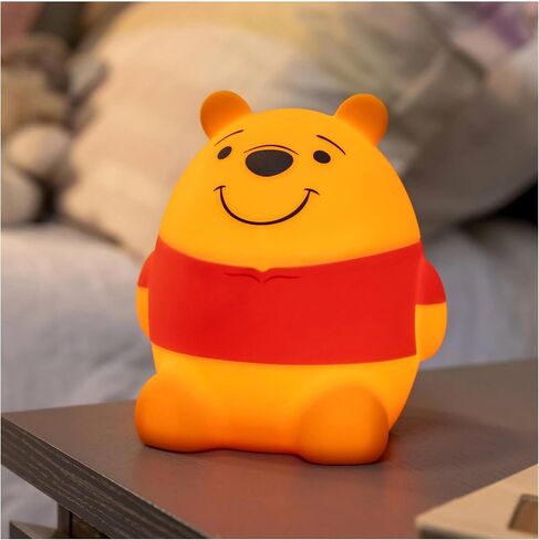 Disney Minnie Mouse Squishy Light, Color Changing, Night Light for Kids, USB Lamp, Battery Operated, Dimmable, Ideal for Bedroom, Playroom, Living Room, and More, 66945 in Kuwait