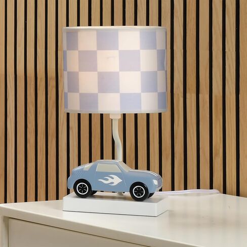 Lambs & Ivy Little Racer Hand Painted Car/Transportation Lamp w/Shade and Bulb in Kuwait