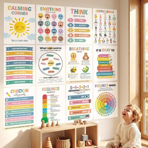 DECOWALL Animal Alphabet & Numbers Wall Stickers for Kids Room (DS8-8044) | Educational wall decor, Peel and stick, Removable wall decals, Letter learning, Classroom, Playroom, Nursery, Homeschool in Saudi Arabia