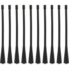 10Pcs UHF CP200 Antenna is Compatible with Motorola HT1250 CP040 CP185 CP200 CP200D CP200XLS GP300 EX500 EX600CT250 PR400 HT750 400-470 MHz 6.6 Inch (16.8CM)