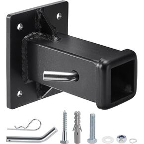 SPARKWHIZ Bolt on Hitch Receiver Tube 2 Inch Hitch Wall Mounted, Bike Hitch Mount Rack, Heavy Duty Hitch Receiver 2"