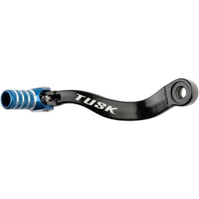 TUSK Folding Shift Lever Stock Black/Blue Tip for Husqvarna FC 450 Rockstar Edition 2018-2021