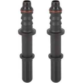 X AUTOHAUX 2pcs 7.89mm ID6 Fuel Line Hose Straight Quick Release Male Connector for Auto