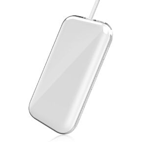 Geekria VR Battery Protective Cover Compatible with Vision Pro, Split Soft Shell Design, Shockproof & Anti-Scratch Protector Battery Accessories (Clear)