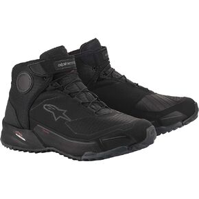حذاء Alpinestars CR-X Drystar لركوب الخيل (11) (أسود/أسود)