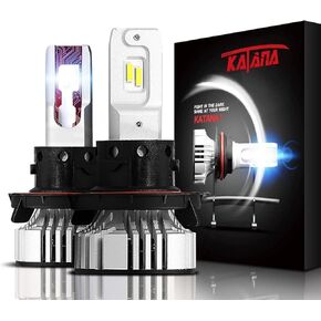 Katana H4 9003 Light Bulbs, Adjustable Beam Design - 12000LM 72W 6500K Extremely Bright Fog Light, Pack of 2 in Saudi Arabia