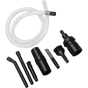 9Pcs/Set Auto Detailing Brush Set Car Vehicle Kit Universal Vacuum Cleaner Attachments Micro Vacuum Cleaner Accessories Fit for All Cleaners Perfect for Hard to Reach Areas