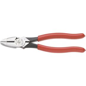 Klein Tools HD2000-9NE Side Cutter Linemans Pliers Cut ACSR, Made in USA, Screws, Nails, Hard Wire, 9-Inch Electrical Pliers