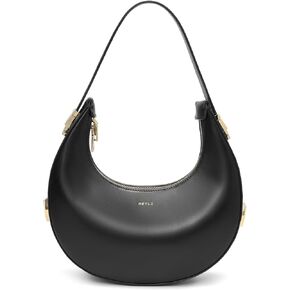 Keyli Shoulder Bag for Women 3 Ways Adjust Strap Clutches Hobo Purses Fashionable Casual Tote Handbags with 2 Zipper Closure