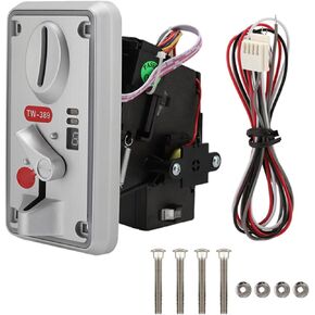 Acceptor,CPU Comparison Game Machine Side Acceptor Selector Device with LED Indicator,for Arcade Game Mechanism Vending Machine