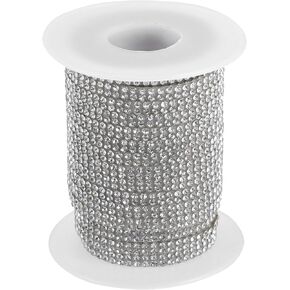 uxcell 10m Bling Car Trim Self Adhesive Rhinestone Car Accessories Bling Interior Exterior Decoration Car Dashboard Decorations Rhinestone Black