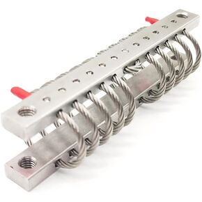 PGFUN 10 Loops Wire Rope Isolator 304 Stainless Steel Anti-Vibration Mount Shock Absorber Damper
