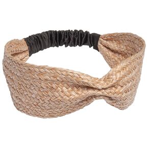 The Hair Edit Raffia Woven Headband
