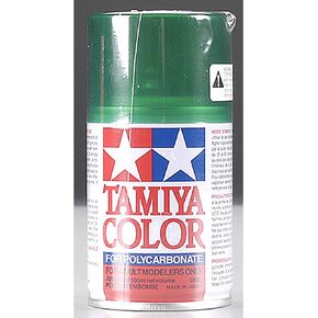 Tamiya TAM86044 PS-44 Translucent Green Spray Paint, 100ml Spray Can, Brown