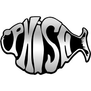 Phish Plastic Auto Emblem - [Silver][5'' x 3 3/4'']