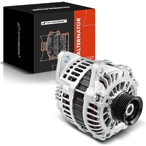 A-Premium Alternator Compatible with Nissan Altima 2007-2010, Murano 2009-2014, Maxima 2009-2010, Quest 2011-2017, V6 3.5L, 12V 130Amp CW 7-Groove Pulley, Replace# A003TJ1791, 23100-1AA1A