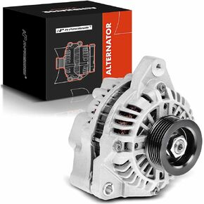 A-Premium Alternator Compatible with Honda Civic 2001-2005 1.7L & Acura EL 2001-2005 1.7L, 70A 12V CCW 6-Groove Pulley, Replace# 06311PLM505RM, 40048035, AMT0125