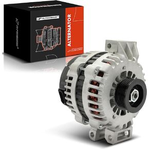 A-Premium Alternator Compatible with Chevy Trailblazer 02-05 & Buick Rainier 04-05 & GMC Envoy XL XUV & Isuzu Ascender & Oldsmobile Bravada & Saab 9-7x, L6 4.2L, 150Amp 12V CW 6-Groove Pulley