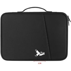 Laptop Sleeve Protective Sleeve Comaptible with MacBook Air/ 13-13.3 Notebook Multifuctional Briefcase Bag with Handle for Comfortable Travel (Gray)