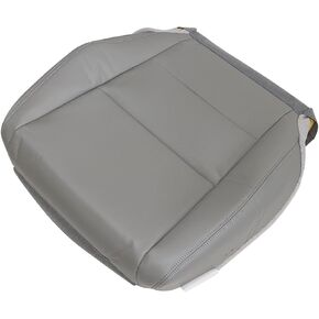 Priprilod Gray Leather Driver Side Bottom Replacement Seat Cover Compatible with Honda Accord 2008 2009 2010 2011 2012
