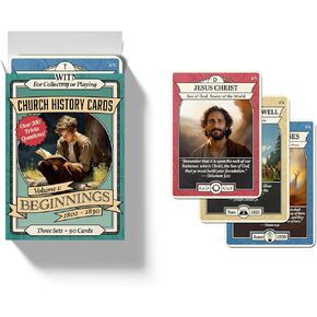 Latter-Day Saints Volume I: Beginnings | 90 Cards | Over 300 Trivia Questions | Cards for Collecting and Playing | 1-4 Players | Explore Early Church History