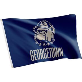 Desert Cactus Georgetown University Flag Hoyas GU Flags Banners 100% Polyester Indoor Outdoor 3x5 (Style 4)