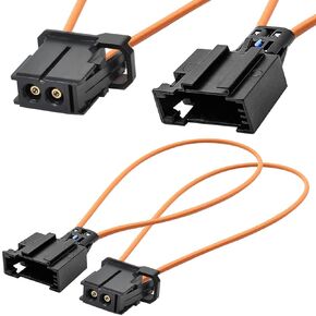 2 PCS Most Fiber Optic Loop Bypass Male and Female Adapter for Benz for Audi for Mercedes for BMW for VW for Porsche, Diagnostic Device Tool Connector