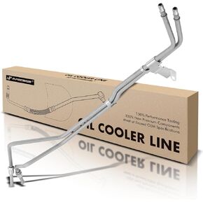 A-Premium Automatic Transmission Oil Cooler Line Hose Assembly Compatible with Ford Explorer/Explorer Sport Trac Mercury Mountaineer 2005 4.0L