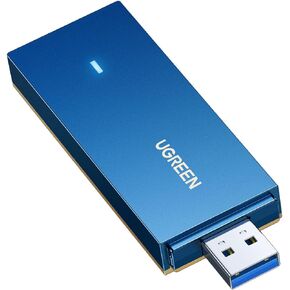 UGREEN USB WiFi 6 Adapter, AX1800 1800Mbps WiFi Adapter for PC Laptop, 5G 2.4G Dual Band WiFi Dongle, USB 3.0 Wireless Network Adapter, Bulit-in Driver for Windows 10/11