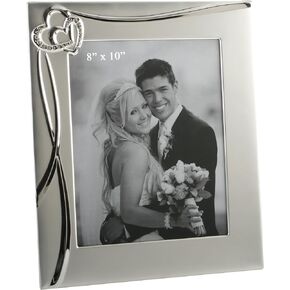 Oaktree Gifts 3D Waves & 2 Hearts Photo Frame 8 x 10