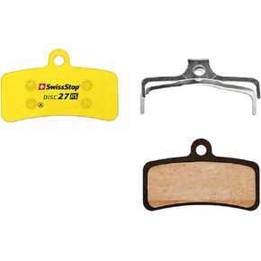 SwissStop RS 27 Disc Brake Pad - Organic Compound, For Shimano 4-Piston and Downhill "D" Shape