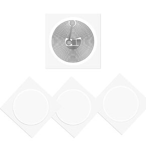 20 قطعة من ملصقات BABIQT RFID MIFARE Classic 1K، علامات NFC RFID الذكية ISO 14443A 13.56 MHz Mifare S50 RFID ملصقات ذاتية اللصق 1 بوصة مستديرة