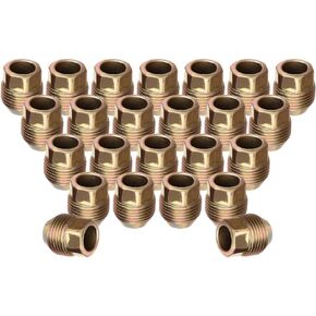 SCITOO 24PCS Chrome Lug Nuts Spline for 7/8" Socket Key Drive Open End, 14x1.5 Thread, Fits for Chevy/for GMC/for Cadillac 1988-2014