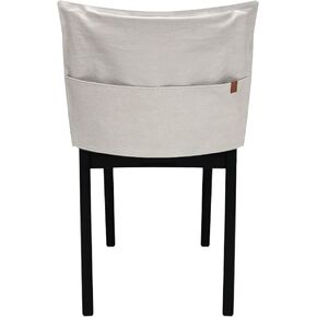 Muka Concise Style Living Room Chair Cover, Home Chair Pocket, Chair Back Organizer-Pink-L