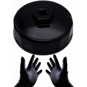 EASE2U E 74mm 14 Flute Oil Filter Wrench Fit for Benz, Sprinter, VW, Mazda, and More – Also Fits for Select Mobil1, Mahle and Other Aftermarket Filters