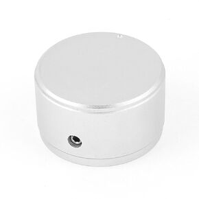 uxcell a15020500ux0472 Aluminium Alloy Volume Control Knob for 6 mm Potentiometer Shaft, 38 mm x 22 mm