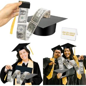 BUAEL Graduation Cap Money for Cash Gift,Surprise Graduation Gift，Class of 2024 Graduation Cap Money Gift Box, Funny Graduation Gifts for Boys Girls High School College,Cap Gift for Graduation (A11) in Kuwait